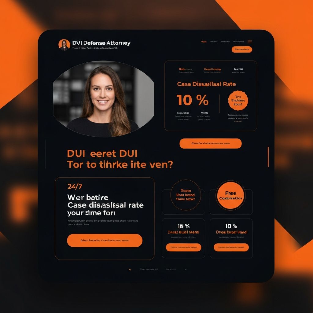 Anderson DUI Defense - DUI Defense Law Firm Website Design