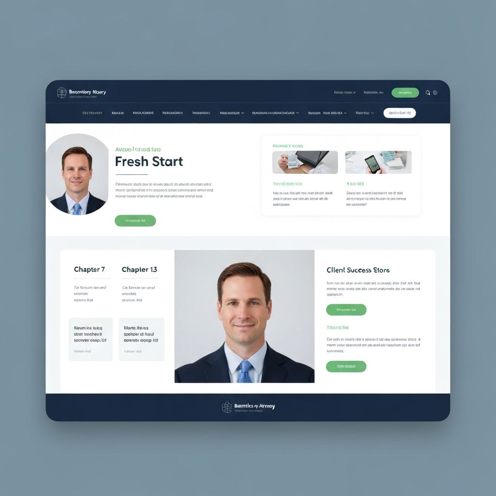Garcia Bankruptcy Solutions - Bankruptcy Law Firm Website Design