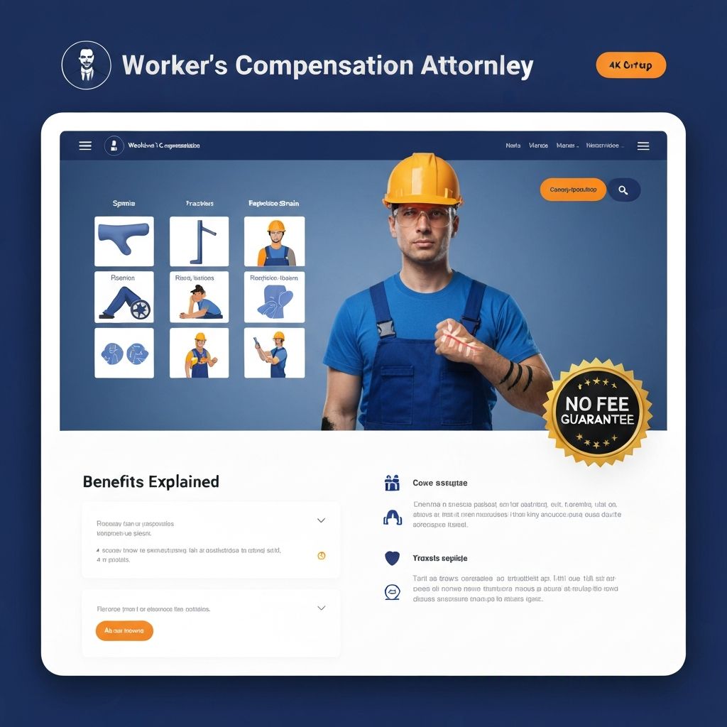 Rivera Workers' Comp - Workers Compensation Law Firm Website Design